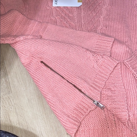 ✨ Roxy glimpse of romance sweater side zipper ✨ - Picture 5 of 5